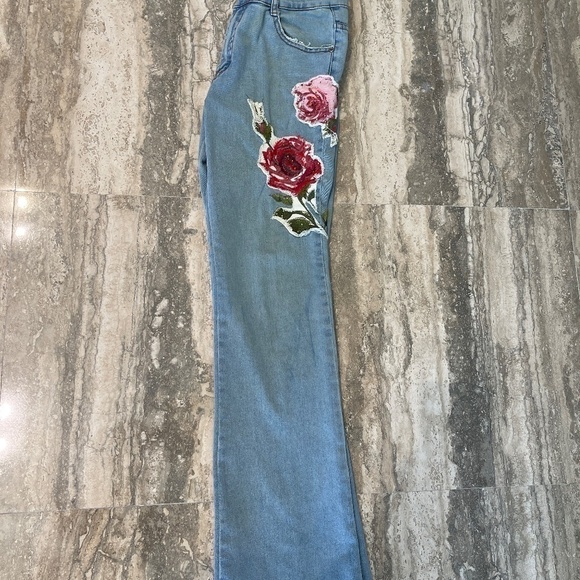 AZI DENIM JEANS EMBELISHED SZ 28 - Picture 9 of 12